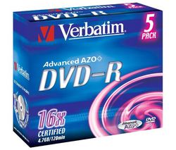 DVD+R Verbatim 16x slim