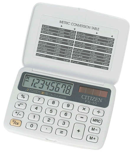 Калькулятор Citizen FS-50/60/70/80