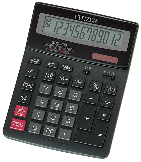 Калькулятор Citizen SDC-400